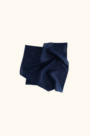 Puff Linen Lounge Pants with Headscarf in Navy