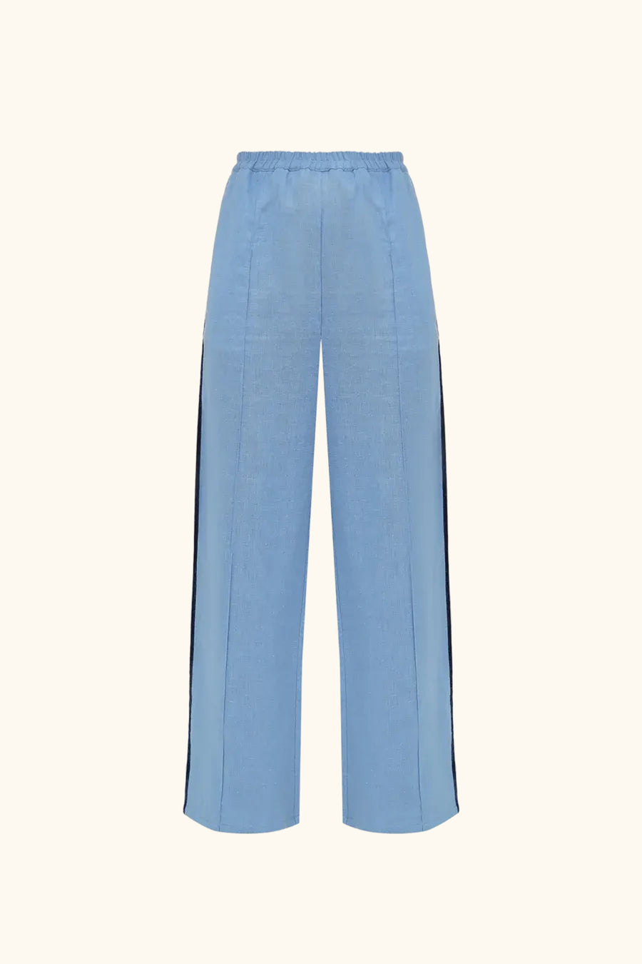Paros Linen Unisex Pajama Pants in Blue