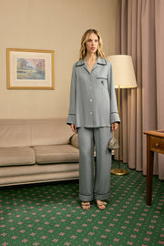 Finnegan Unisex Pajama Pants in Grey