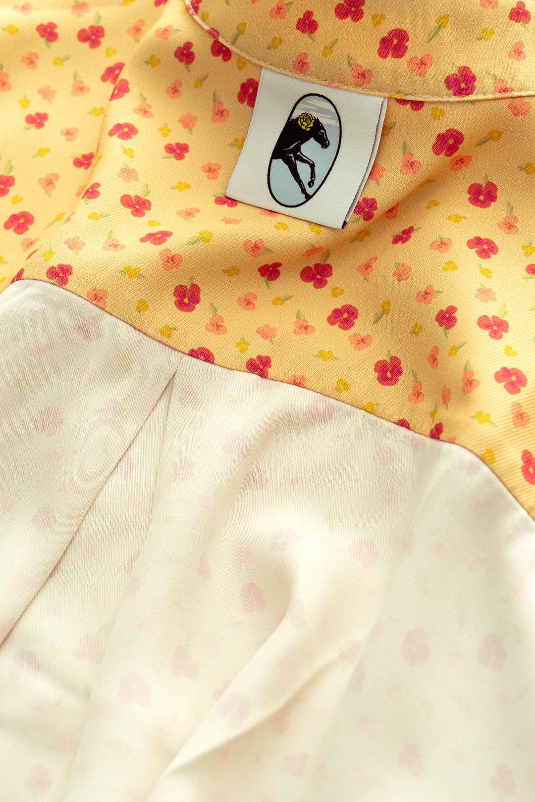 Pastelle Oversized Shirt in Wild Pansies
