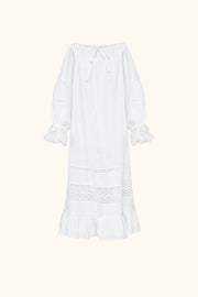 Romantica Lounge Dress in White
