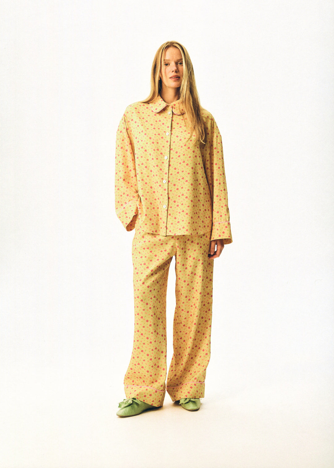 Pastelle Oversized Shirt in Wild Pansies