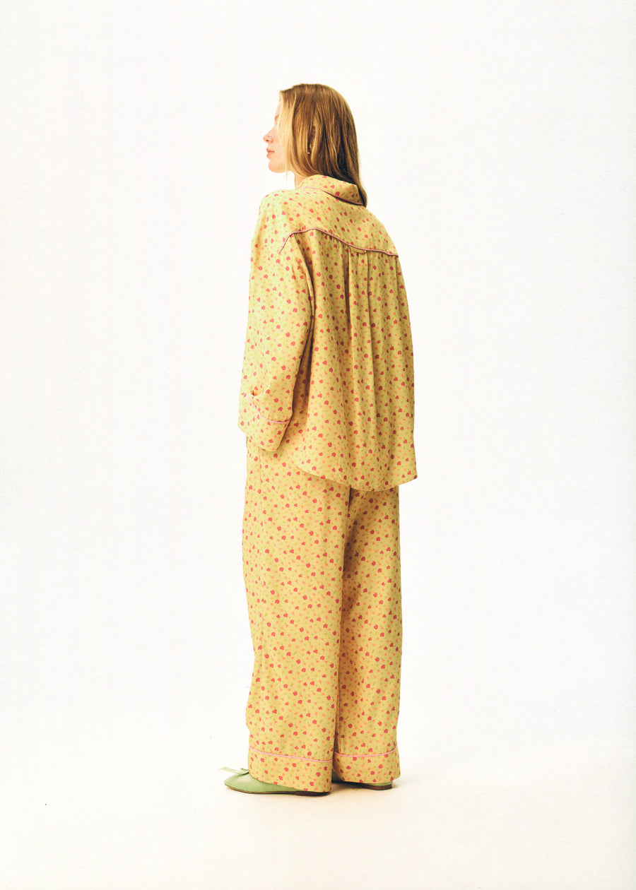 Pastelle Oversized Shirt in Wild Pansies