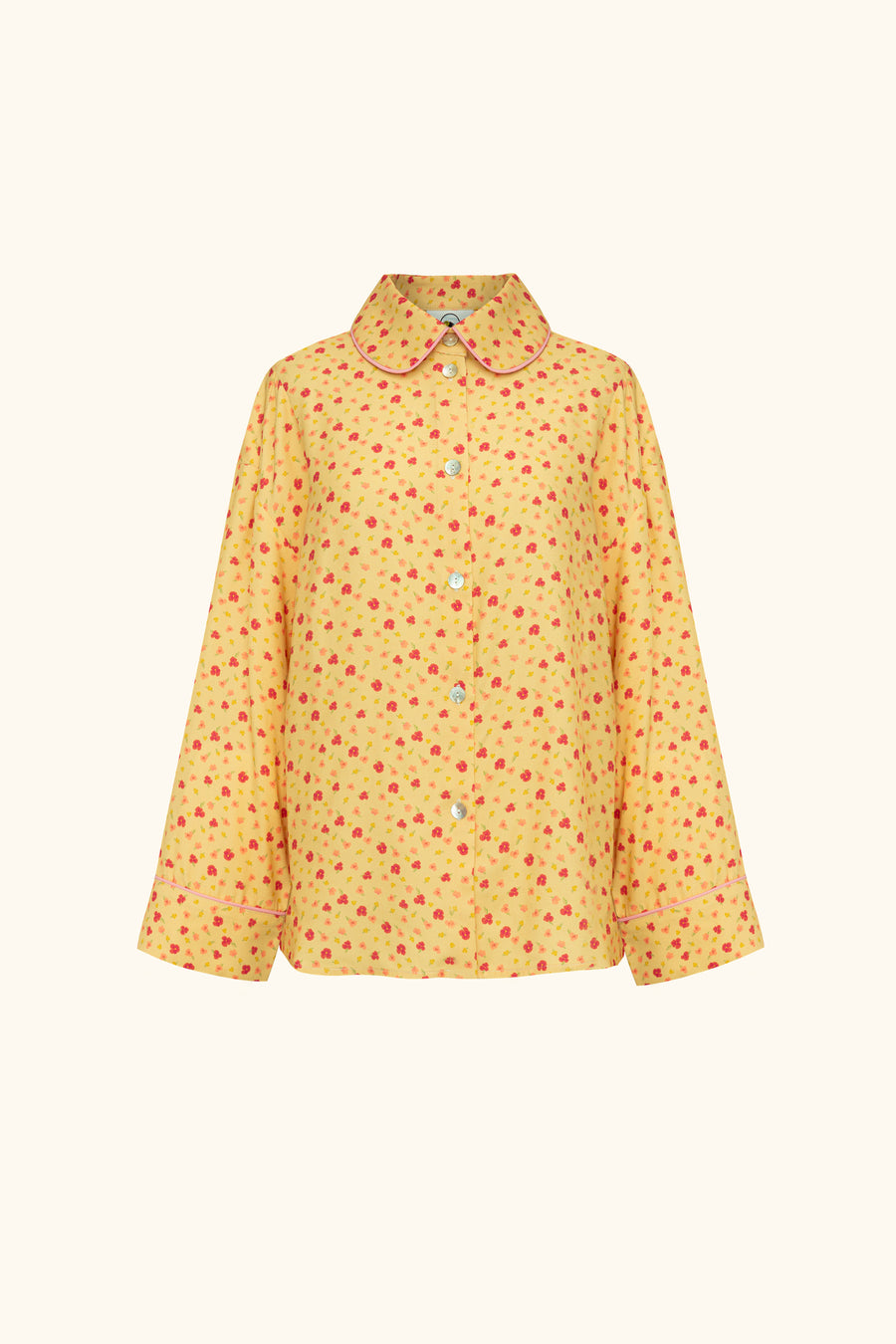 Pastelle Oversized Shirt in Wild Pansies